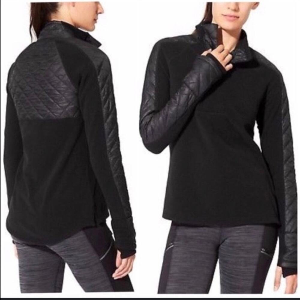 ATHLETA | Vortex Quilted Half Zip |‎ L